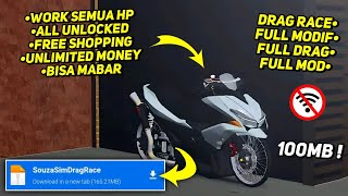 Main Game Offline Modifikasi Motor Drag Terlengkap di Android Terbaru 2023 Cuma 100MB [upl. by Enibas919]