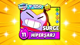 50 RÜTBE SURGE KASIYORUM💀 1000 KUPA SURGE Brawl Stars [upl. by Fredella]