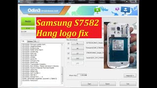 Samsung S7582 Hang logo fix flashing ok Repair Firmware 4file [upl. by Ardried]