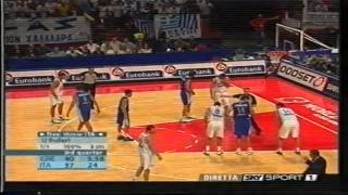 2003 Eurobasket Italy vs Greece Quarterfinal [upl. by Arlan]