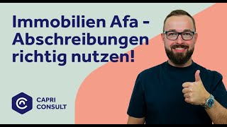 Immobilien Afa So nutzt Ihr Abschreibungen richtig [upl. by Aden]