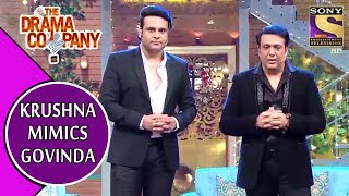 Krushna Mimics Govinda Effortlessly  The Drama Company [upl. by Tizes]