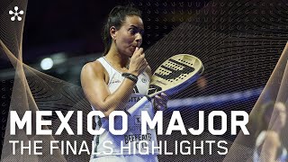 GNP Mexico Premier Padel Major Highlights day 7 women [upl. by Annavahs613]