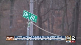 Man killed in Anne Arundel County crash [upl. by Aiepoissac630]