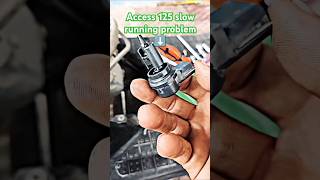 access 125 bs6 starting problem  access 125 bs6 slow running adjust  shortsfeed shorts reels [upl. by Dhu]