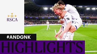 HIGHLIGHTS RSC Anderlecht  KRC Genk  20232024 [upl. by Aerdnas]