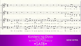 Kordero ng Diyos Misa Antipona • SATB [upl. by Eimile562]