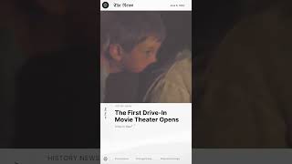 On This Day June 6 1933 The First DriveIn Movie Theater Opens [upl. by Damales132]