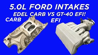 50L FORDCARB VS FUEL INJECTIONWHICH ONE WORKS BEST EDEL RPM amp 750 VS GT40 amp 65MM THROTTLE BODY [upl. by Netsirhk]