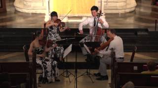 Attacca Quartet plays Haydn Op 17 no 1  First Movement [upl. by Hunt]