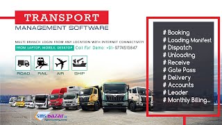 Transport Management System Free Demo Excel Export Best Logistics ERP Accounting Software Company [upl. by Yllrebmik]