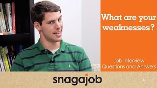 Job interview questions and answers Part 5 What are your weaknesses [upl. by Gusella423]