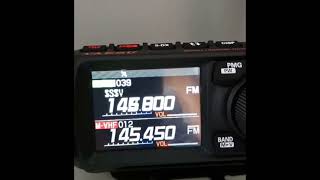 YAESU FTM 500D scan speed [upl. by Giliana422]