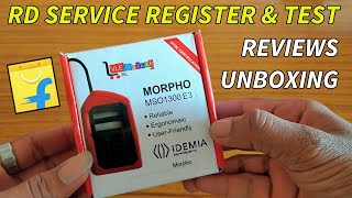 Morpho E3 Unboxing Review in hindi  Morpho RD service  morpho device flipcart order [upl. by Coridon464]