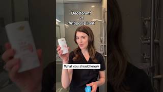 Dermatologist explains deodorant vs antiperspirant [upl. by Ennaitsirhc]