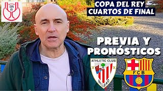 ATHLETIC CLUBBARCELONA ATLETISEVILLA MALLORCAGIRONA CELTAREAL SOCIEDAD PRONÓSTICOS COPA [upl. by Leanora]