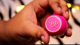 Oriflame lip balm Hand swatch rose flavor sangeethaphebe [upl. by Aihtyc]