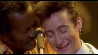 Chuck Berry amp Julian Lennon  Johnny B Goode 1986 [upl. by Hnamik]