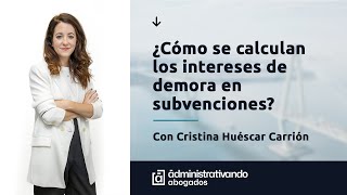 ¿Cómo se calculan los intereses de demora en subvenciones [upl. by Fording]