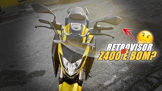 RETROVISOR rebaixado de Z400 é bom Cb 300f TWISTER Abs 2023 [upl. by Gnoc887]