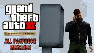 GTA 3 All Payphone Missions Trophy Talks a Lot [upl. by Saqaw]