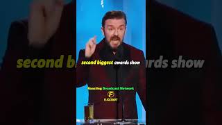 Ricky Gervais ROASTS Golden Globes Broadcaster [upl. by Jill49]