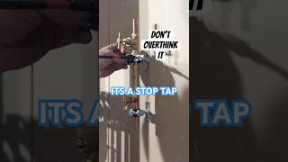 Stop tap installs on every apartment check valves and drain off [upl. by Arbba869]