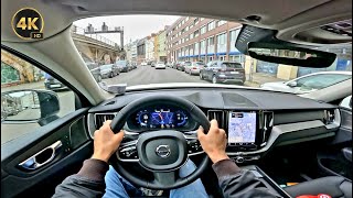 2024 Volvo XC60  250 HP Hybrid  Petrol  POVTest Drive  Berlin CityAutobahn [upl. by Aysahc]