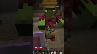 Zombie Villager Fisherman in Minecraft Dripstone Cave [upl. by Nilac]