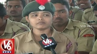 Special Story On National Cadet Corps NCC  Hyderabad  V6 News [upl. by Ahtreb]