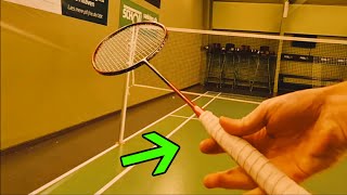 BADMINTON  Learn To Do A PERFECT BACKHAND [upl. by Aelahc]