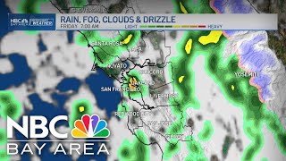 Bay Area forecast Thunderstorm chance and next storm details [upl. by Kliman]