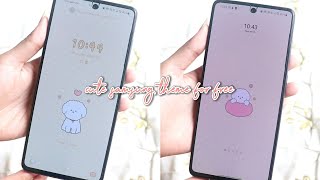 Animated Cute Samsung Theme for free aesthetic android samsung cute [upl. by Colley]