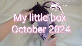 My little box October 2024 [upl. by Cis]