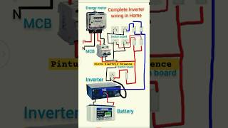 electrical Complete inverter Wiring trending electric wiringcircuit ytshortsstoryshortsvideo [upl. by Dara]