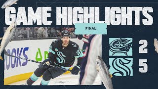 Seattle Kraken vs Columbus Blue Jackets  1112 Game Highlights [upl. by Orella480]