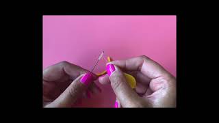 Threading a Tapestry Needle with a Needle Threader [upl. by Osnola318]