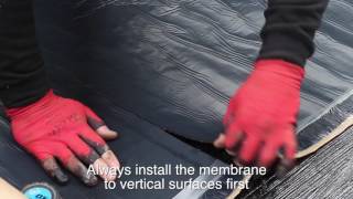 How to Apply Premcrete SelfAdhesive Waterproofing Membranes [upl. by Hannahsohs]