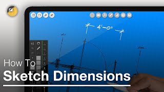 How to Add Dimensions to Any Drawing  Morpholio Trace for Architecture Interior amp Landscape Design [upl. by Jordan]