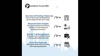 Sembark Travel CRM Dashboard Single Interface for Entire Business Summary [upl. by Ihcego]