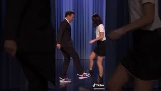 JIMMY FALLON AND CHARLI DAMELIO OOH NA NA NA DANCE CHALLENGE [upl. by Edik19]