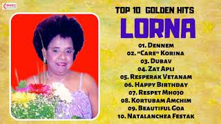 Top 10 Golden Hits of  Lorna  Superhit Konkani Goan Songs [upl. by Kai991]