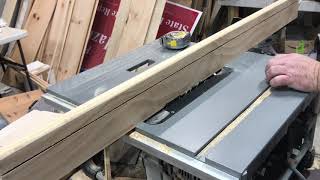 Making a Pine Bullnose For a Stair Landing  Part 1 [upl. by Aiotal]