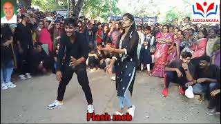 Audisankara college fest  2K24  flash mab dance [upl. by Edurtreg]