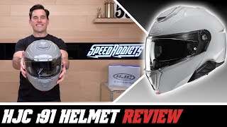 HJC i91 Helmet Review at SpeedAddictscom [upl. by Johann]