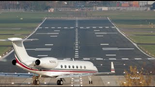 Gulfstream G550 powerful short takeoff Best looking Business Jet [upl. by Irrabaj]