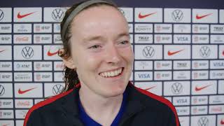 Rose Lavelle who earned her historic 100th cap vs Korea [upl. by Lil935]