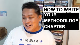 THESIS WRITING TIPS How to write your Methodology chapter [upl. by Kristi]