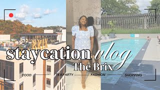 Staycation Vlog  The Brix Hotel  Trinidad amp Tobago  Tea Party at Hyatt Regency [upl. by Aldous]