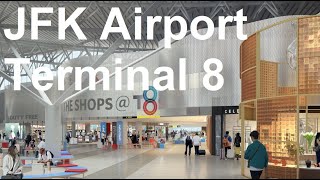 JFK Airport walking tour  Terminal 8  New York JFK Airport [upl. by Nedloh256]